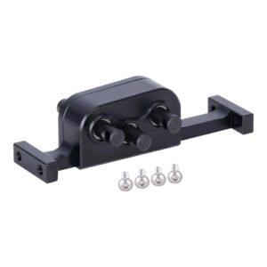 Exceed RC Crawler Parts Transfer Case with Reverse Shaft for 1/10 LCG SCX10 Chassis Black Upgrade Component