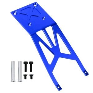 Aluminum Alloy Front Skid Plate for Traxxas Slash Rustler Bandit Stampede 2WD vs 4WD RC Cars Upgrade Parts Blue