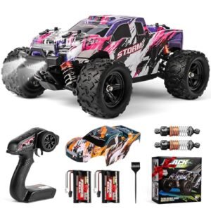 Monster Jam 1 18 Scale RC Truck Shells 40KMH Fast Remote Control Car 4X4 Off Road Waterproof with 2 Rechargeable Batteries