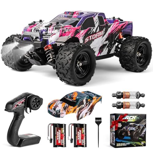 Monster Jam 1 18 Scale RC Truck Shells 40KMH Fast Remote Control Car 4X4 Off Road Waterproof with 2 Rechargeable Batteries