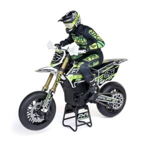 Losi Promoto SM 1 4 Scale Super Moto RC Motorcycle RTR FXR White Ready to Run LOS 2272