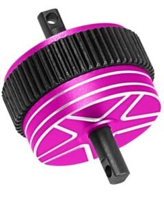 RcarmubWow RC Drift Differential Upgrade Kit for 1/10 Slash 2WD Stampede 2WD Bandit 2WD Rustler 2WD Harden Steel Alloy Transmission Pink