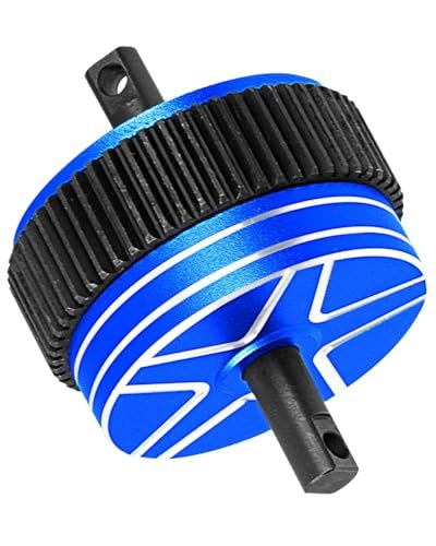 Opioid RC Differential Upgrade Kit for 1/10 Slash Rustler Bandit Stampede 2WD VXL Aluminum Diff Gear Navy Blue 2388X