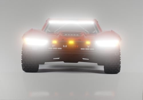 Arrma Senton RC Gas Engine Build Kit Plug Play Easy Mount Light Kit BLX MEGA Headlights Light Bar Fog Lights