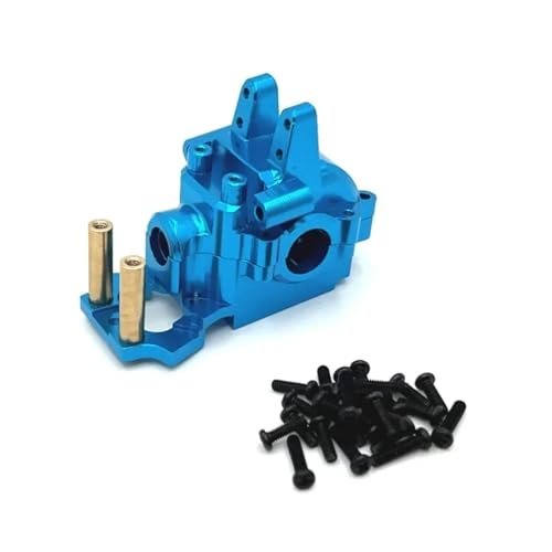 MJX Hyper Go Metal Front Gearbox Housing Upgrade Parts for RC Trucks That Can Go Through Mud 1/14 Scale Models 14209 14210 14301 14302 14303 Blue