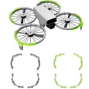 DJI Flip Drone Protective Guard Bumper Ring for Enhanced RC Boat Prop Tuning and Safety Black