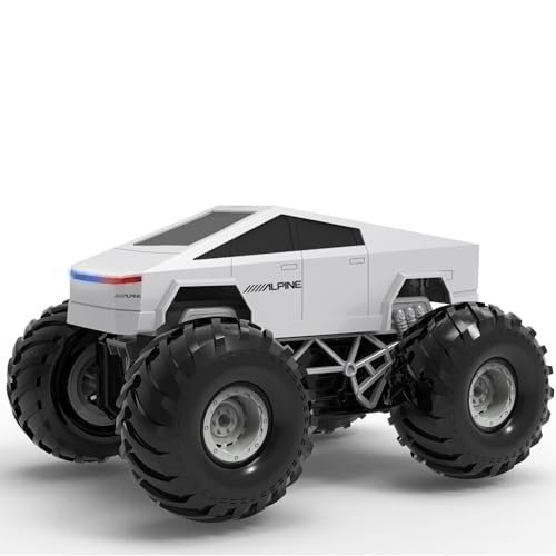 Quarter Scale RC Monster Truck Remote Control Waterproof Cybertruck Toy Car 4WD Off Road Pick Up Truck 1/16 Scale Hobby Monster Truck Toys for Kids Boys Girls Age 6 to 12