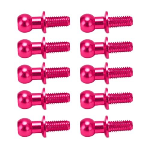 10PCS Aluminum Alloy Ball Link Track Rods for Tamiya TT01 TT02 RC Car Performance Upgrade at RC Track Los Angeles