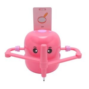 ZJchao Smart Drawing Robot Interactive Learning Toy for Kids Rose Red