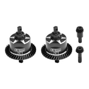 Traxxas X Maxx 8S 4WD RC Monster Truck 4140 Carbon Steel 7075 Alloy Front Rear Complete Differential Upgrade