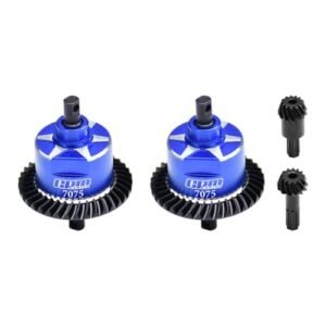 Traxxas 49cc Monster Truck RC Upgrade 4140 Carbon Steel 7075 Alloy Front Rear Complete Differential for 1 16 Mini Maxx 4WD Mini XRT VXL 3S