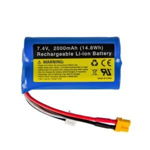Cheerwing 7.4V 2000mAh Li ion Battery XT30 Plug for Udirc UDI023 UDI023PRO RC Jet Boat