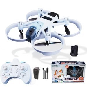 HISINGY Firefly EX Combo Toy Drones for Kids,High Efficiency Battery Charger,Kids Drone with Altitude Hold, 360°Flip,Tiny Drone for Kids 8-12, Fun Mini Drones for Kids