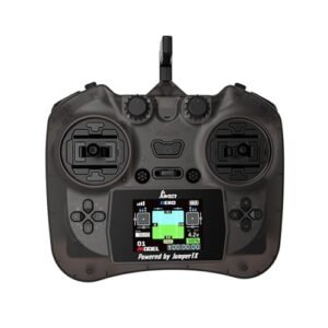 Jumper Smart ELRS 2.4G RC Transmitter for Airfield RC Airplanes with 2 Inch HD Color IPS Screen and Hall Sensor Gimbals