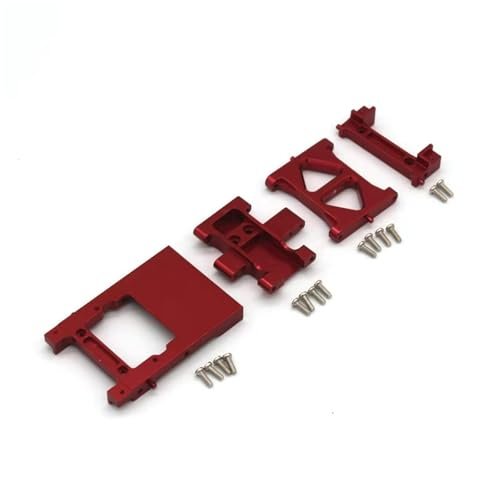 FMS Fj Cruiser Katana V2 EAZYRC 1 18 RC Car Steering Gear Compartment Gearbox Base Beam Rear Bar Seat Red Compatible with eBay RC Wheels