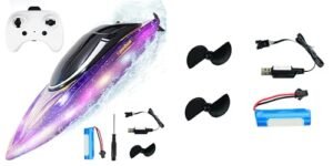 BEZGAR RC Boat with Accessories Package