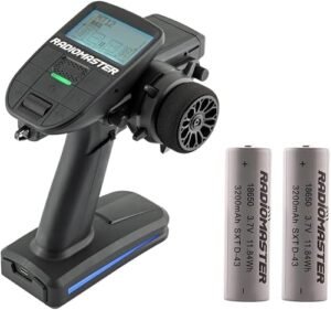 Xiangtat Radiomaster MT12 Surface Radio Controller 2.4G ExpressLRS Or 4in1 Multiprotocol for RC Car Boat MT12 ELRS with 18650B Perfect for RC Boat Facebook Enthusiasts