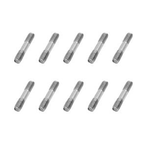 Double Horse RC Helicopter Parts 10PCS M4X25mm Stainless Steel Double End Threaded Pushrod Connector for DIY Model Toys