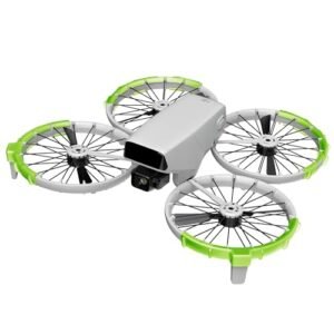 CYNOVA Propeller Guard Protector for DJI Flip Drone Accessories Prevent RC Plane Mid Air Collision Bright Green