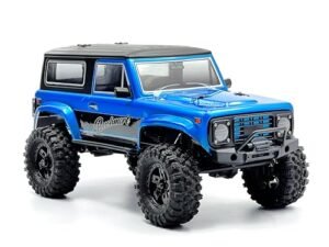 HOBBYPLUS CR-18P V3 Electric Brushless 4WD 1/18 Scale RTR Off-Road RC Rock Crawler - Remote Control Car, RC Crawler 1/18 RTR for Adults (Rushmore - Metalic Cyan (1810416-V3))