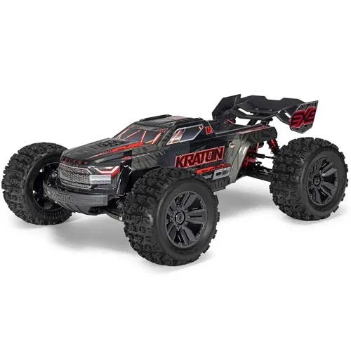 ARRMA 1/8 Kraton 6S EXB Ready to Run Basher RC Monster Truck with Clipless Body and Brushless Motor ARA8708V6T1