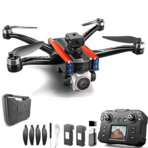 Gravity RC Drone with Tire Break In Bit Technology Dual Camera Screen Display Remote and Advanced Flight Features