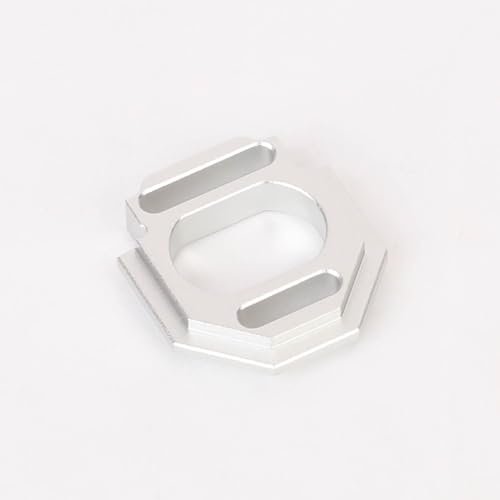 RCAWD 7075 Adjustable Motor Mount Set for ARRMA Typhon Granite Mojave Grom Upgrades Parts ARA320744 Silver Essential RC Helicopter Motor Parts