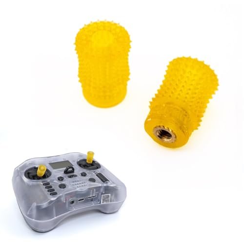 SoloGood RC Stick Airplane Transmitter Joystick Ends FPV Controller Replacement M3L for RadioMaster Pocket Remote Controller V2 Golden Yellow