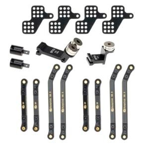RampCrab High Clearance 4 Links Set for AX24 Upgrade Parts Compatible with ALX 85cc RC Car