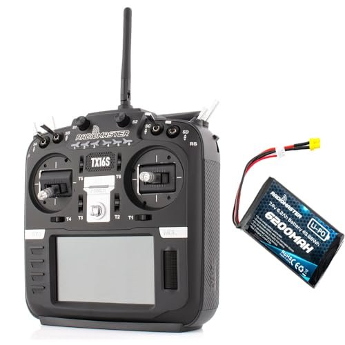 RadioMaster TX16S MKII V4.0 16CH 2.4G Hall Gimbals ELRS 4in1 Transmitter Remote Control for H Cell 2.0 RC Car Support EDGETX OPENTX ELRS Mode 2 with 6200