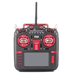 Radiomaster TX16S MKII MAX AG01 Hall Gimbals RC Radio Wraps with ExpressLRS or Multi Protocol 4in1 ELRS Mode 2 Red