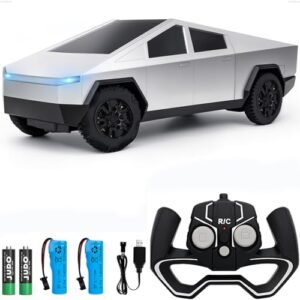 Gralima 2.4GHz Remote Control Car Electric Toy Truck for Kids with Light Effects