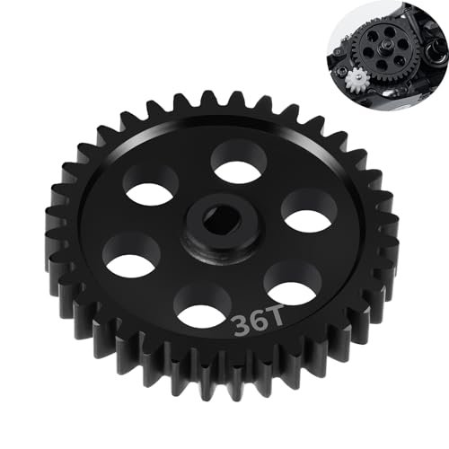 WEFEINO Steel 36T Transmission Spur Gear Upgrade Parts for Losi 1/24 Micro B RC Car Buggy Including RC Buggy Paint Masks