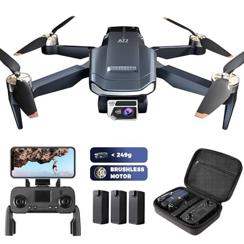 CHUBORY A77 WiFi FPV Quadcopter with 4K HD Camera 84 Mins Flight Time Brushless Motor Drone for Beginners