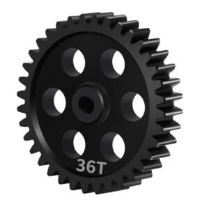 MORFUM 40CR Steel Spur Gear 36T Speed Main Gear Upgrade for Losi 1/24 Micro B 2WD Buggy RTR LOS00007