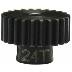 Hot Racing MSG24M05 24t 0.5 Mod Hardened Steel Pinion Gear 2.3 Bore for Hot Wheels Batman RC Cars