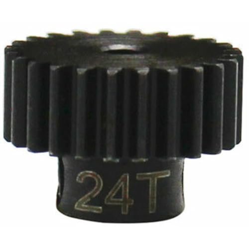 Hot Racing MSG24M05 24t 0.5 Mod Hardened Steel Pinion Gear 2.3 Bore for Hot Wheels Batman RC Cars