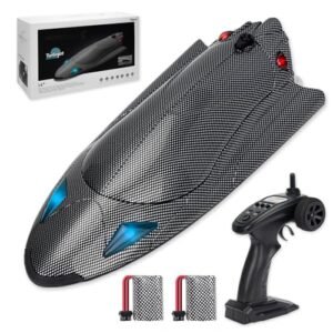 YIDJOFJ YIDOFJ RC Fishing Jet Boat Brushless Remote Control Speed King Racing Boat for Adults Kids Enthusiasts with Self Righting LED Light Low Battery Alarm