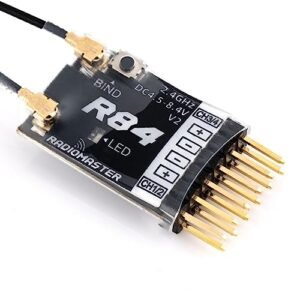 Radiomaster R84 V2 4ch SFHSS Compatible PWM Receiver for Syma F3 4CH RC Helicopter