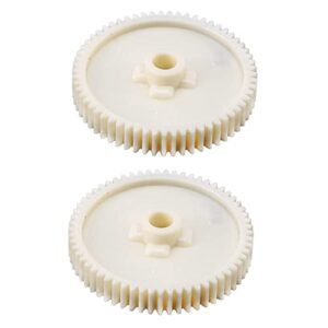 2Pcs 61T Spur Gear 51004 for TAMIYA TT01 TT01D TT01E TT01 1/10 RC Car Upgrade Parts Accessories with Young Living Oil RC