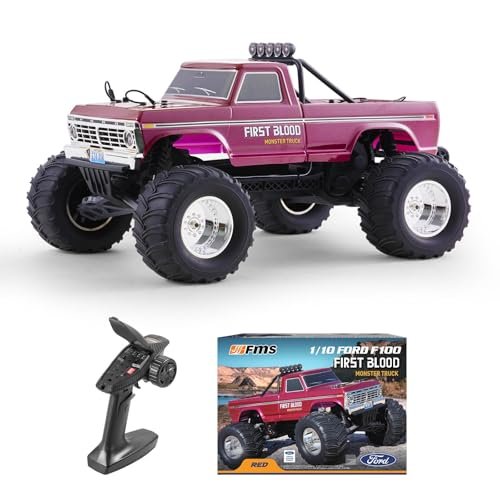 FMS 1 10 Ford F 100 RC Monster Truck RTR 2WD Off Road RC Car with High Torque Motor