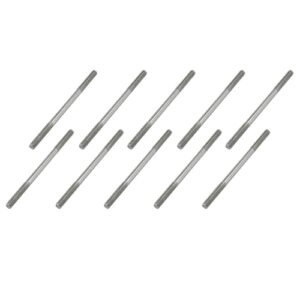 10PCS Double E RC Car Parts M3X50mm Stainless Steel Pushrod Connector Threaded Rod Linkage for DIY Model Toys