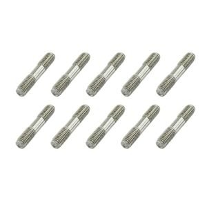 10PCS M5X25mm Stainless Steel Pushrod Connector Double End Threaded Rod for RC Helicopter vs RC Car DIY Model Toy Parts