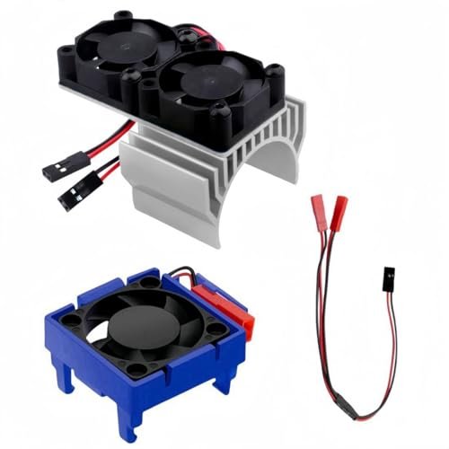 Traxxas VXL 3s Dual Motor Controller RC Cooling Fan Set for Slash Rustler Stampede Hoss 4x4 Models