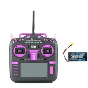 RadioMaster TX16S MAX MKII Carbon Purple JB Color RC Helicopter Sound System with Hall Gimbal Remote Control ELRS Mode 2