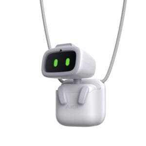 EMOPET Aibi Pocket Pet Jet Powered RC Wearable Robot AI Companion with Voice Commands and Emotional Interaction