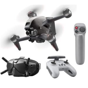 DJI CP FP 00000001 01 FPV Combo Drone with Remote Control and V2 Goggles Renewed Bundle with DJI FPV Motion Controller for Motion RC EDF Jets Enthusiasts
