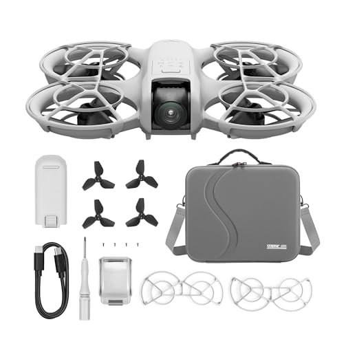 DJI Neo Palm Sized Lightweight Drone Bundle with Custom Painting RC Bodies and Portable Storage Bag