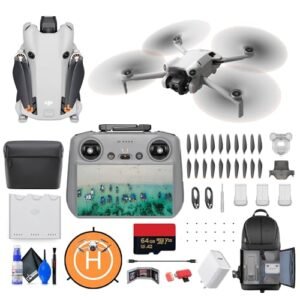 DJI Mini 4 Pro Drone Fly More Combo Plus with RC 2 Controller Featuring RC Plane Autopilot Landing 4K HDR Lightweight Drone with Obstacle Avoidance