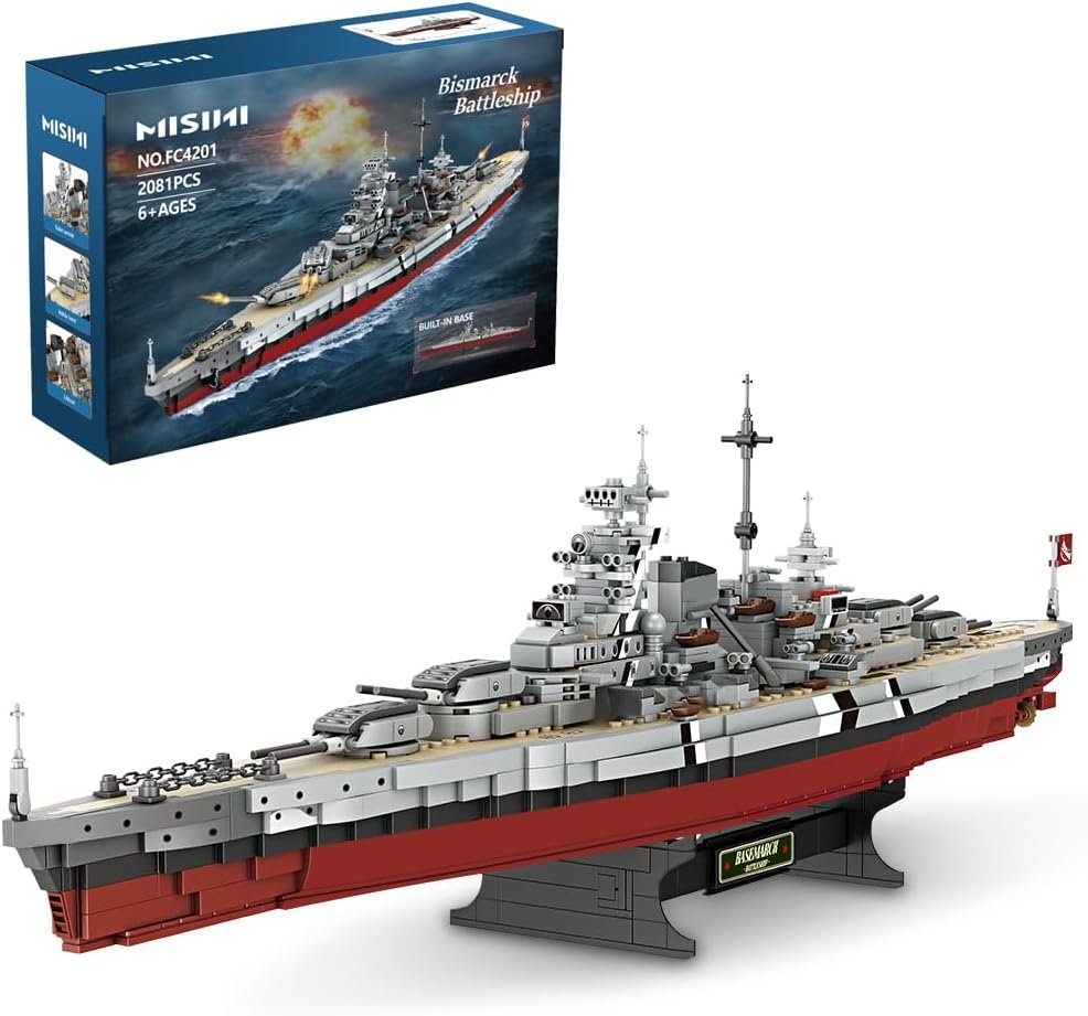 rc model bismarck battleship
